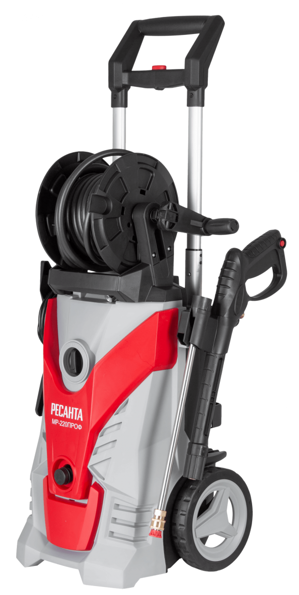Мойка высокого давления Ресанта МР-220ПРОФ, с барабаном для шланга, 2600Вт
